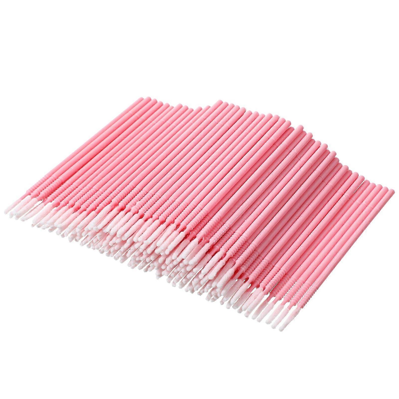 200 Pcs Eyelash Extension Applicators Disposable Microbrush for Precision Lash and Makeup Cleaning