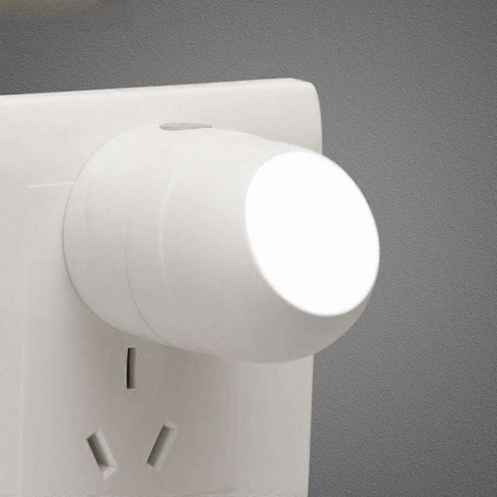 Plug-in LED Night Light Sensor Activated Mini Bedside Lamp Auto on/Off Sensor Night Light  Bedroom