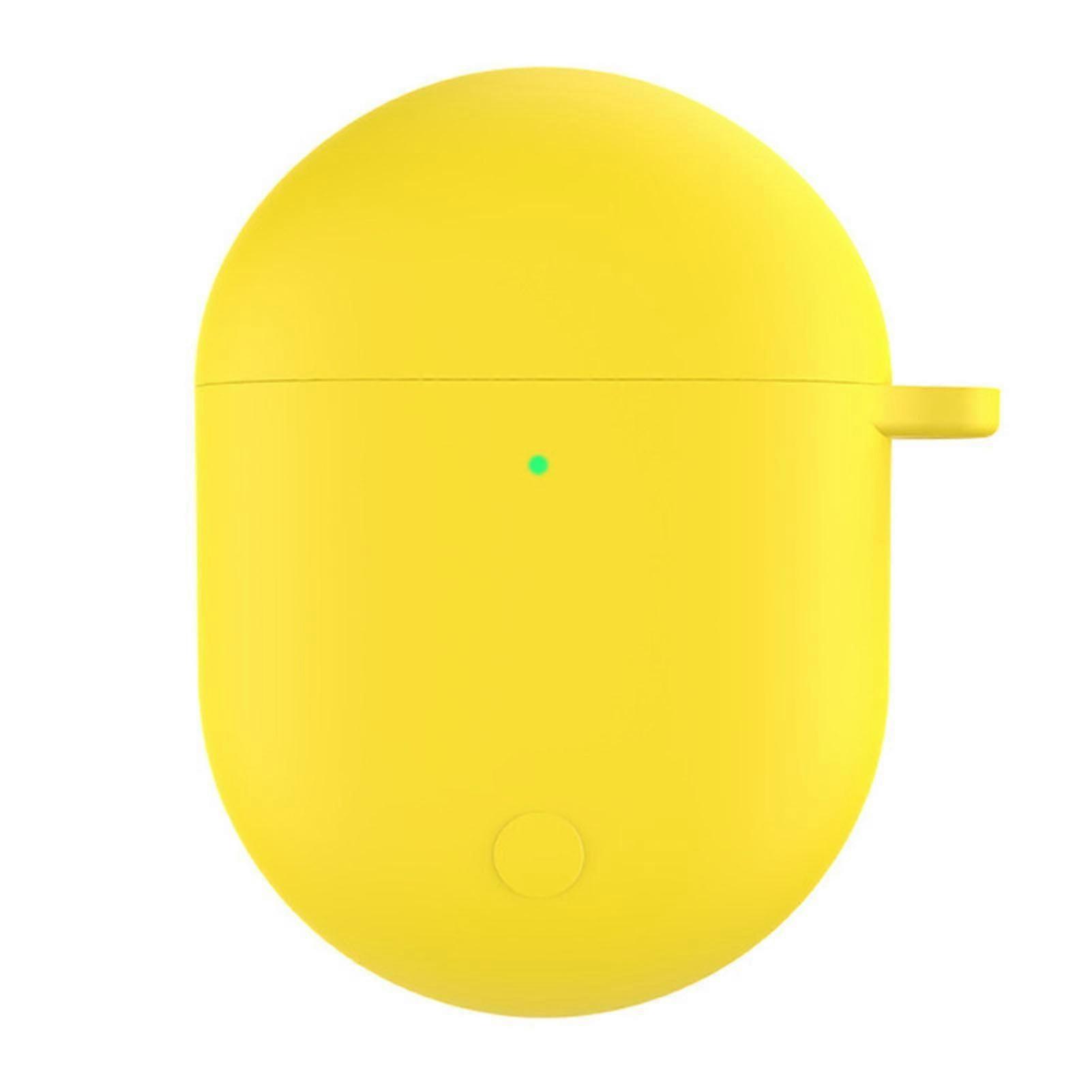 Protective Cover Dust-proof Non-fading Bluetooth-compatible Earphone Resilient Protective Skin With Buckle For Redmi Airdots 3 Pro