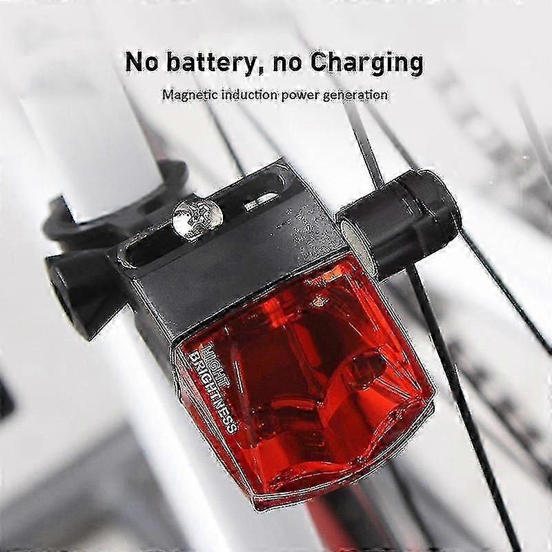 Electromagnetic Induction Bicycle Tail Light Self-powered Waterproof Led Bike Light