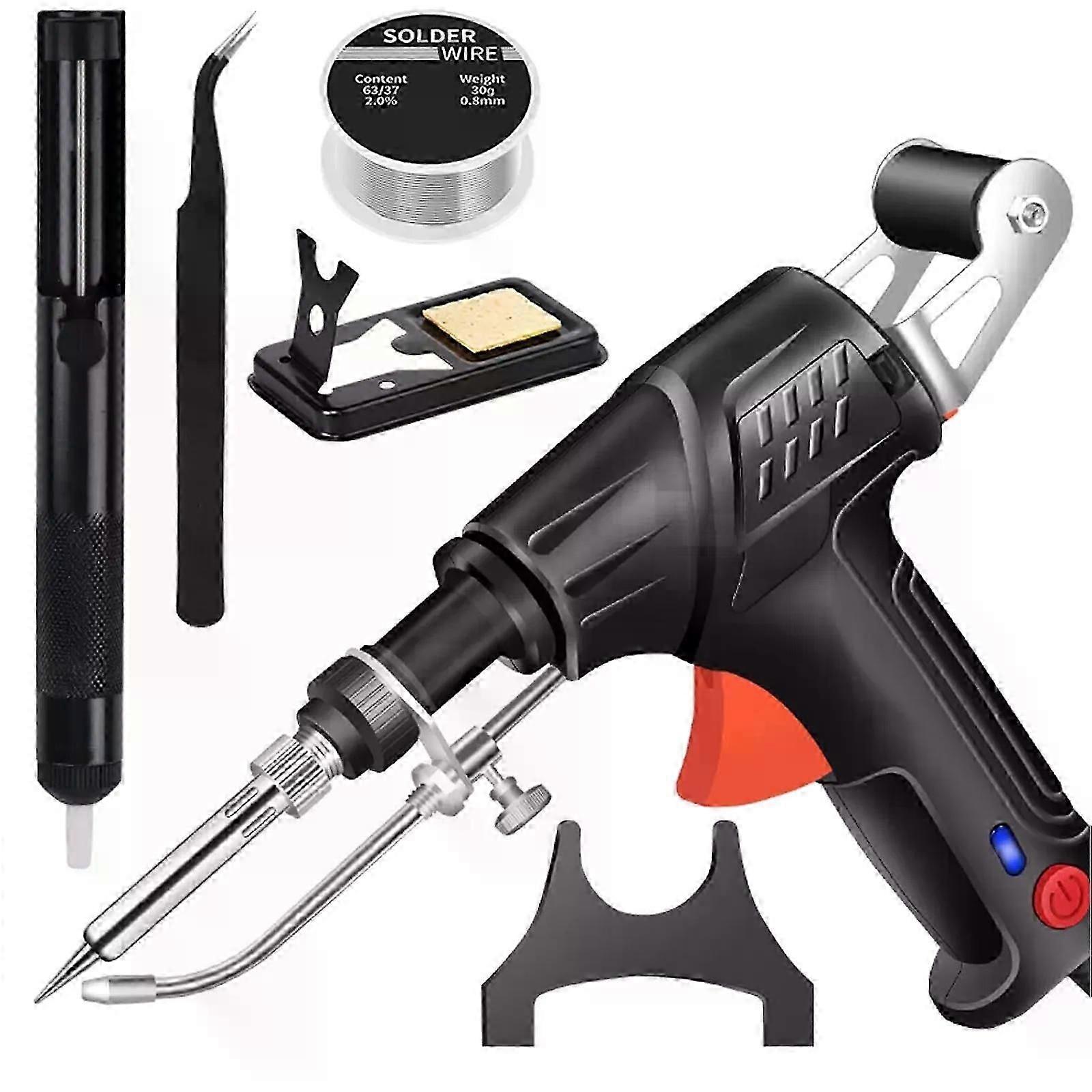 Internal Heating Industrial Laser Welding Tool+5 Accessories Multi Function Soldering Iron Welding Torch Set Wired Soldering