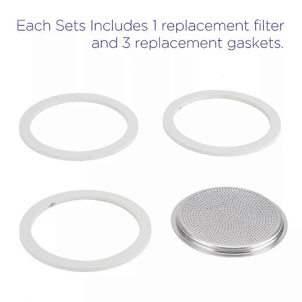 Silicone Gasket Replacement Ring for Making Coffee 10Pcs Set