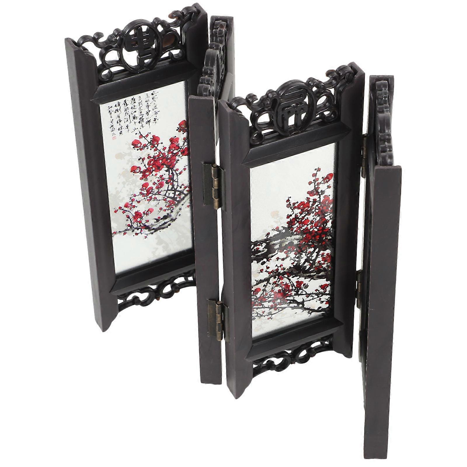 Divider Small Folding Screen Office Living Room Bedroom Space Divider 1Set