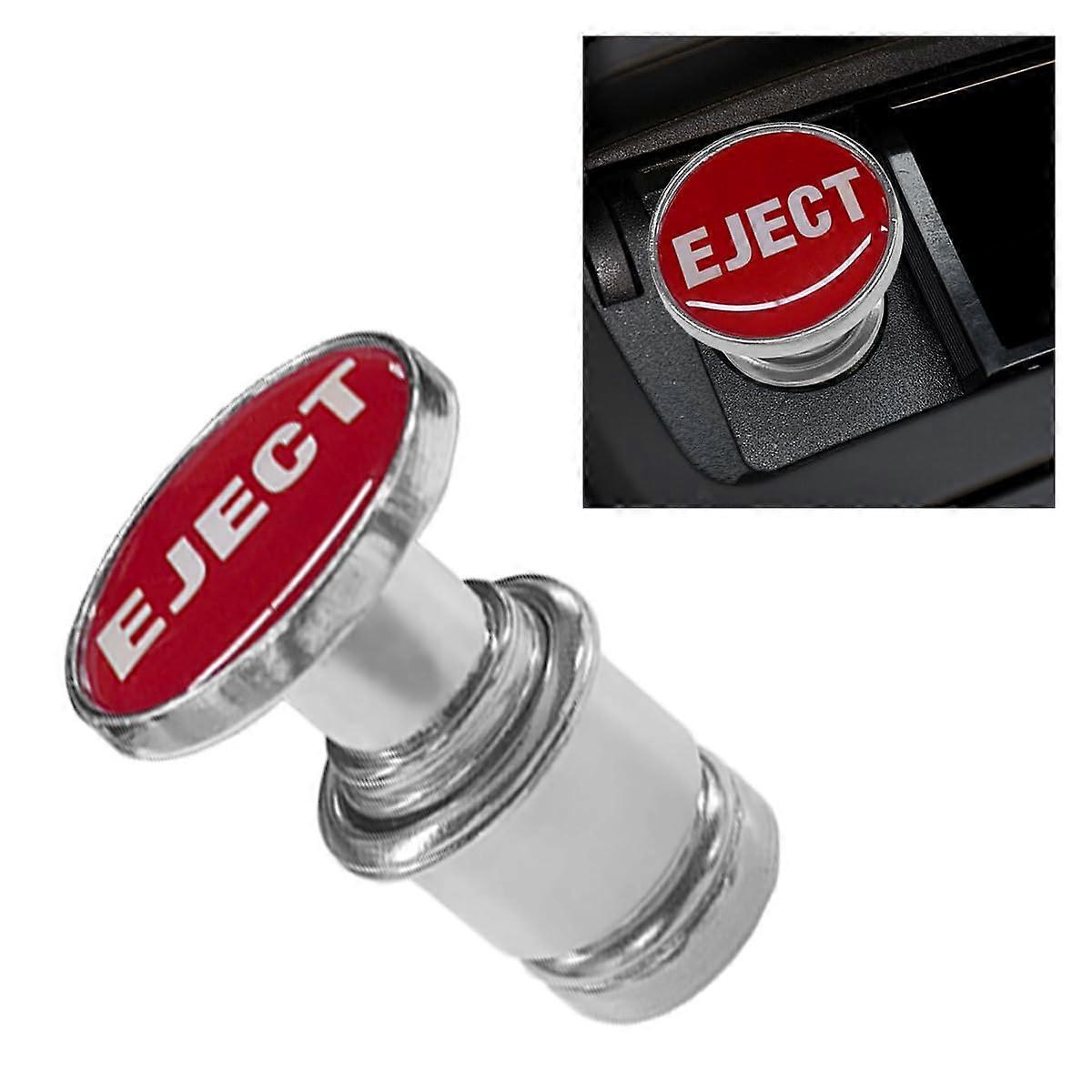 Universal 12V Car Cigarette Lighter Plug with Aluminum Alloy Eject Button and Overload Protection