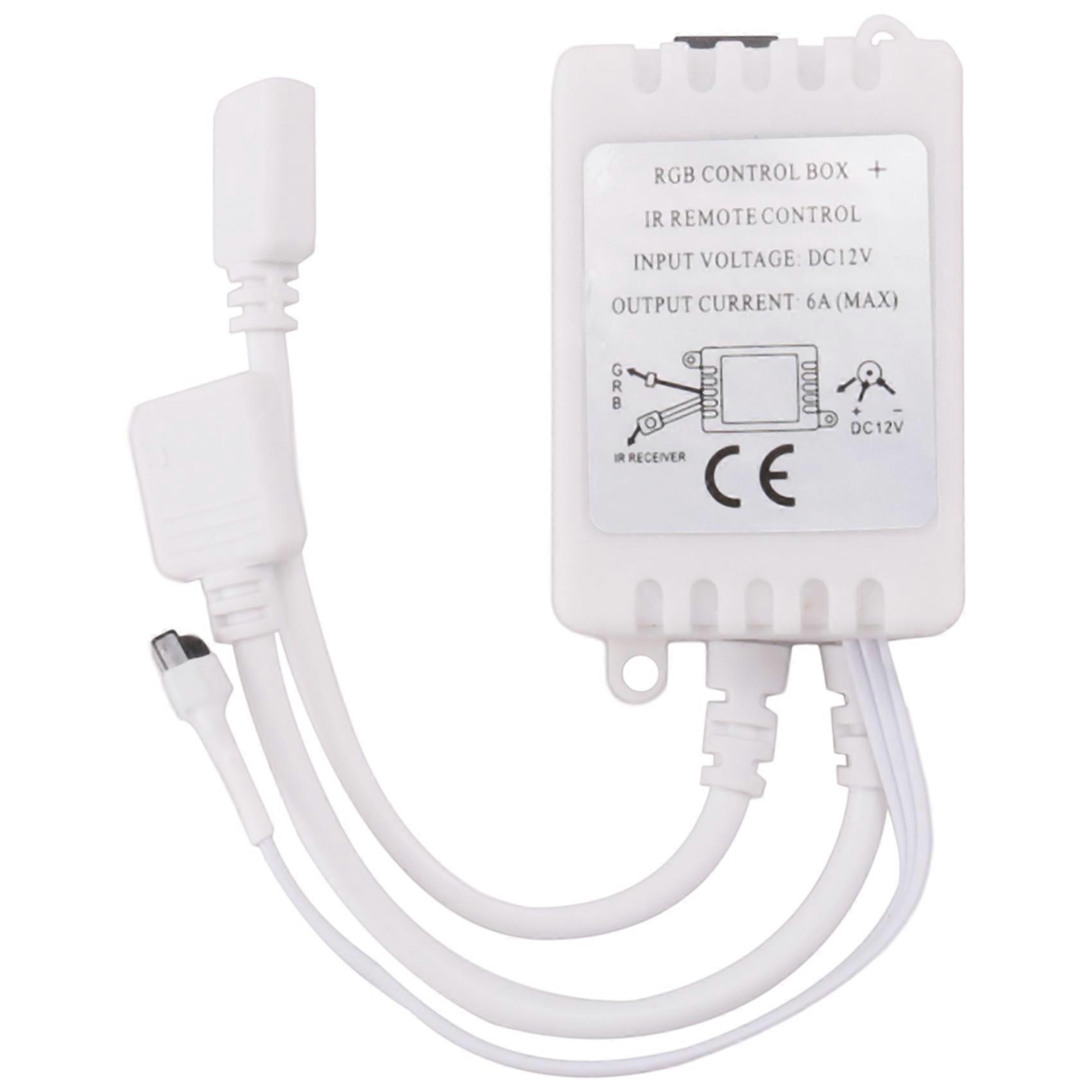 Led Strip Lights Controller,Controller RGB Led Strip Light Controller + Infrared Remote Control 24 Keys