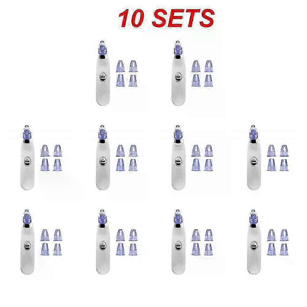 Blackhead Remover Pore Vacuum Cleaner with Adjustable Suction and Interchangeable Heads for Face