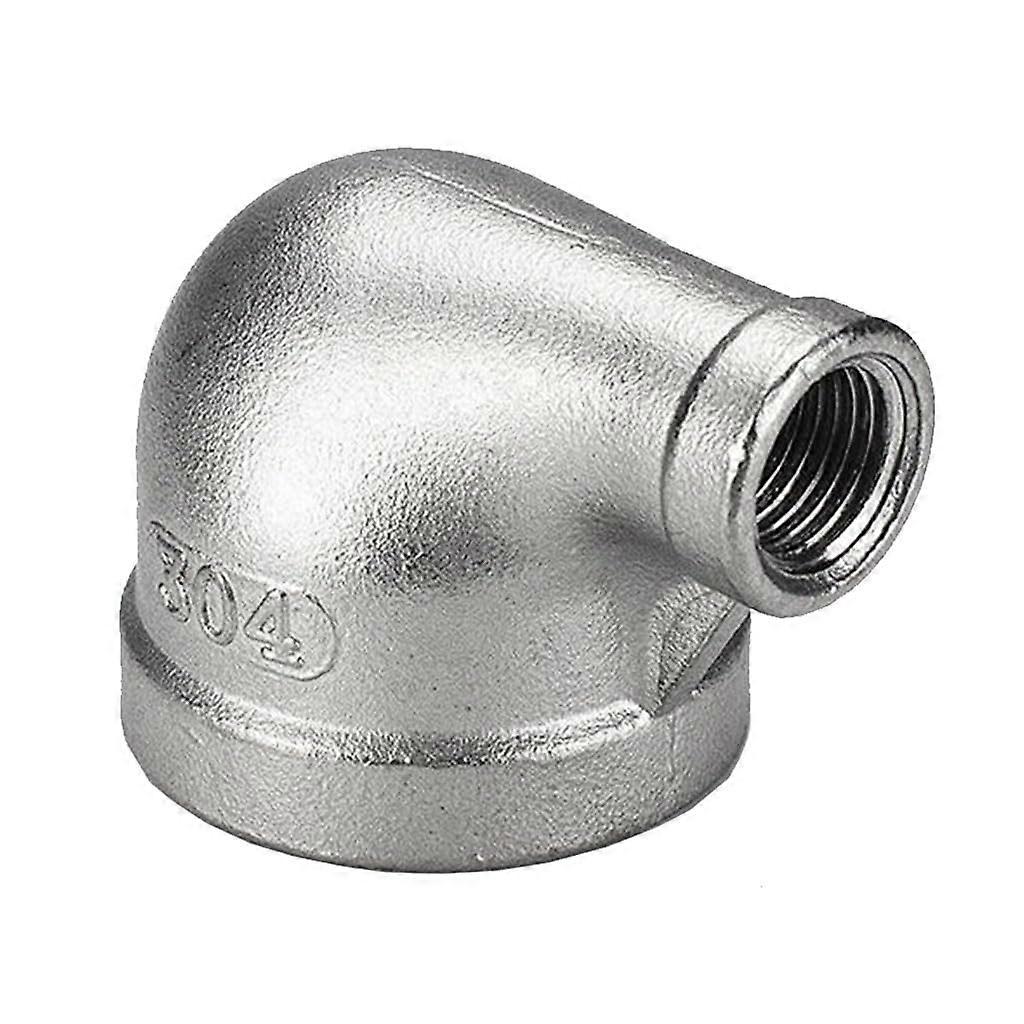 304 Stainless Steel Elbow Fitting 90 Degree Female Threaded Reducer Connector LeakProof