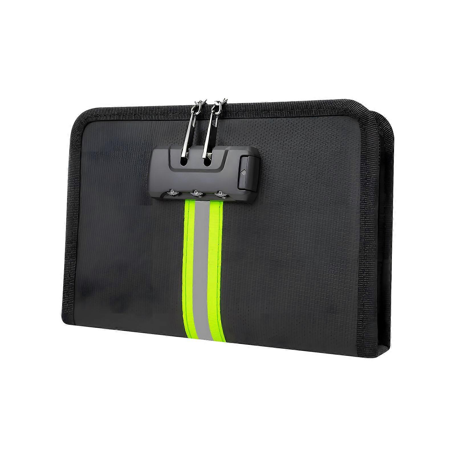 Flame Immune Securable Document Owner With Impermeable Feature Multiple Compartment Transportable For Protecting Possessions Set  S