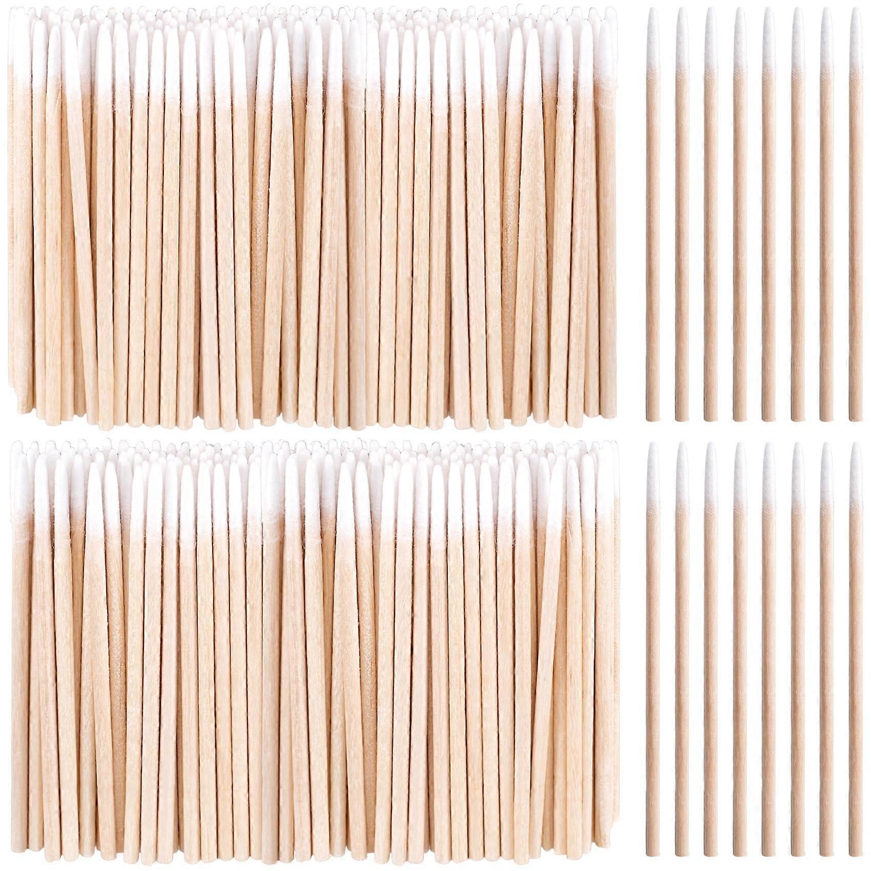 400 Pcs Pointed Cotton Swabs with Precision Tip for Makeup, Nails, Eyebrows, Tattoo, 2.76 Inch
