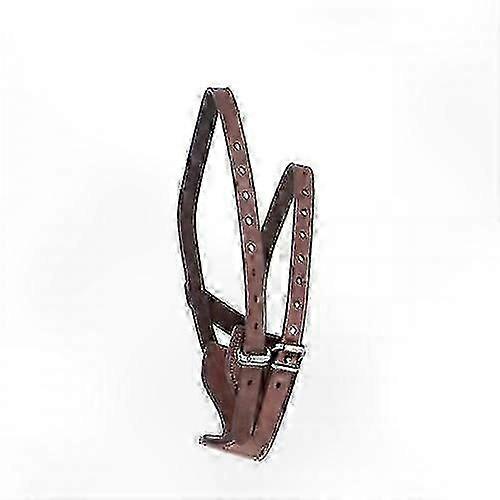 Anti-Crib Horse Collar, Leather Chewing Deterrent