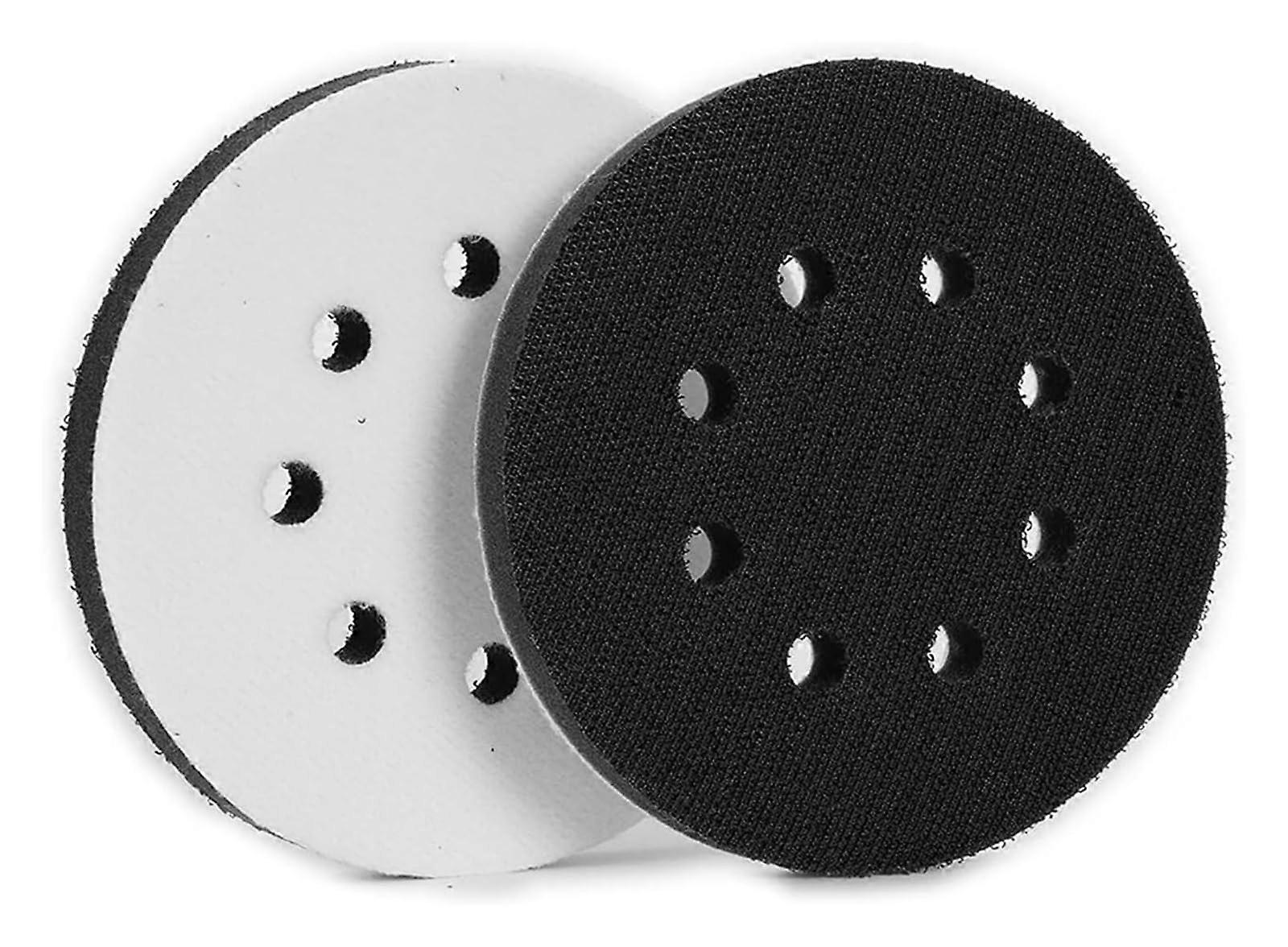 Sanding Discs 5 Inch Hook and Loop Orbital Sander Pads 125mm Soft Sponge Interface for Smooth Finish