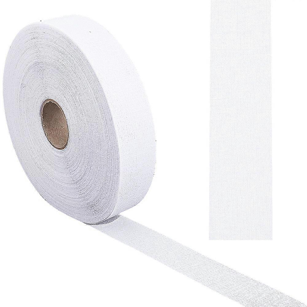 Polyester Suit Trouser Waist Lining Garment Accessories Stripe Pattern White 33x0.1mm