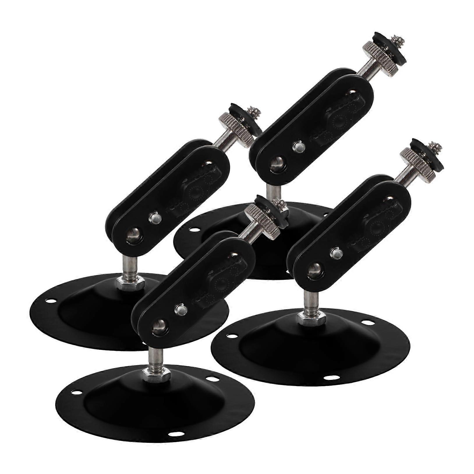 4Pack Adjustable Security Camera Wall Mount Bracket Indoor Outdoor Easy Install Black