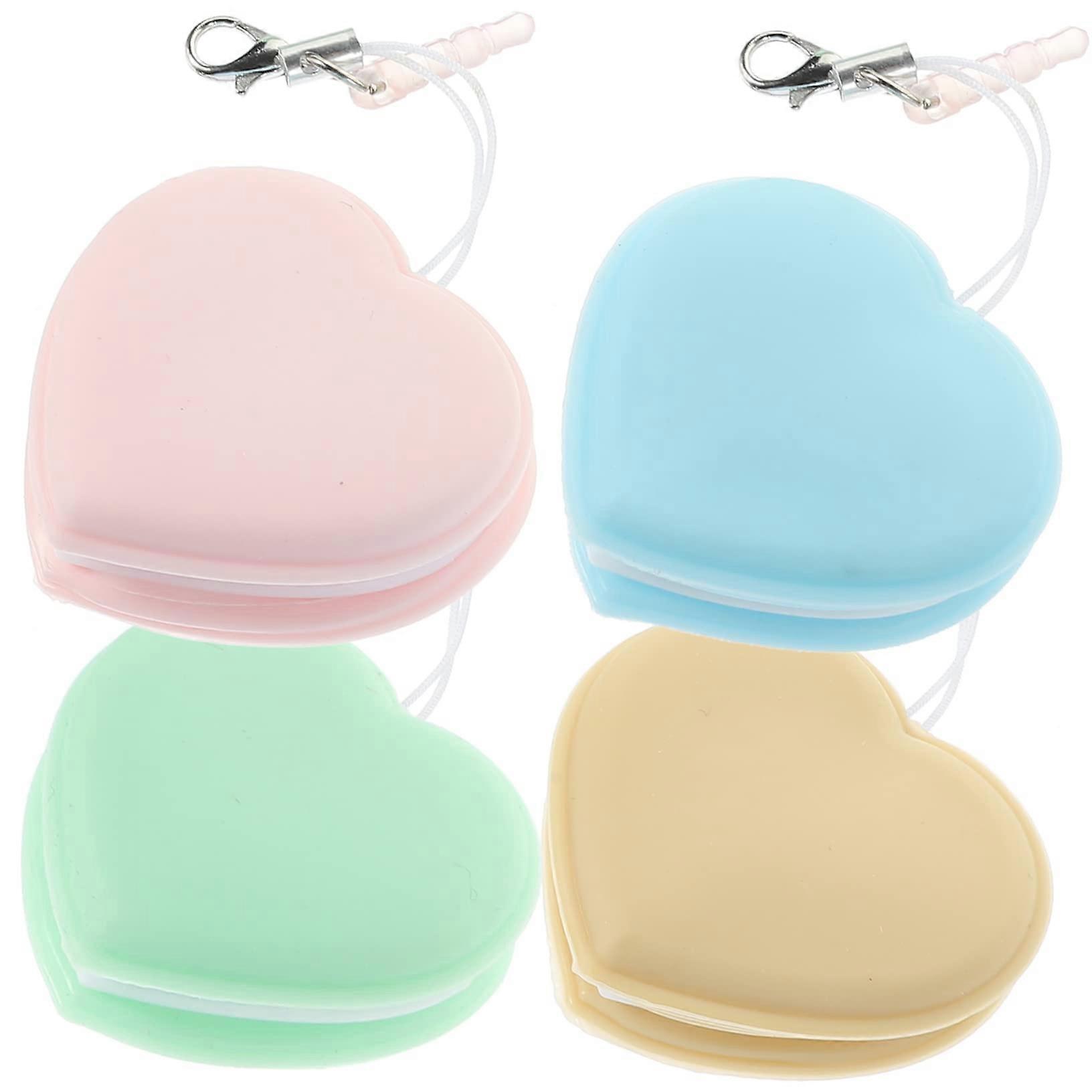 4Pcs Screen and Eyeglass Cleaning Cloth Scratch Microfiber with Keychain Rope