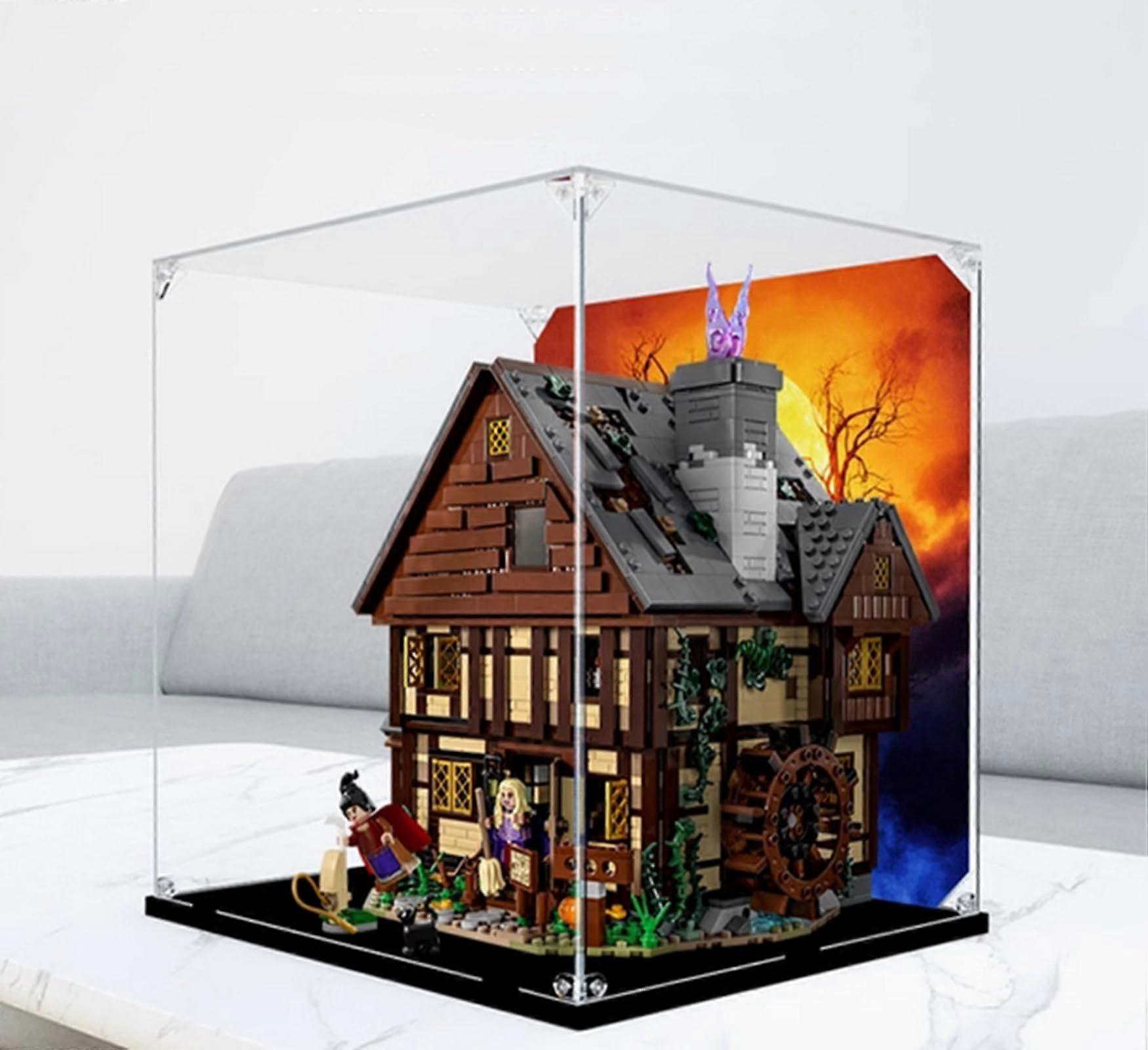 Acrylic Display Case for  21341 Magic House, Dustproof Clear Box,  Transparency, Tool Assembly