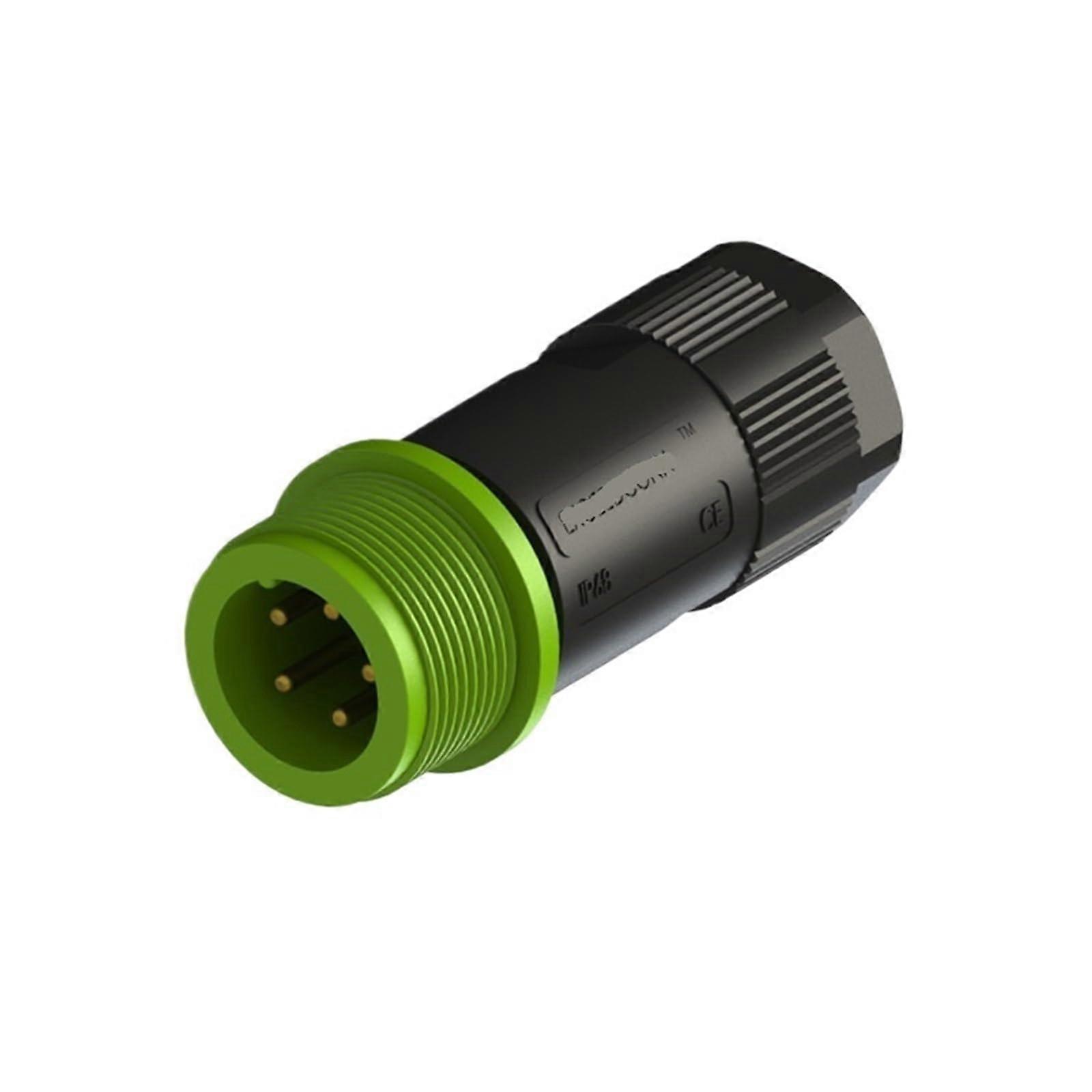 IP68 Waterproof Connector 5Core Male End Plug for Outdoor LED Lighting System