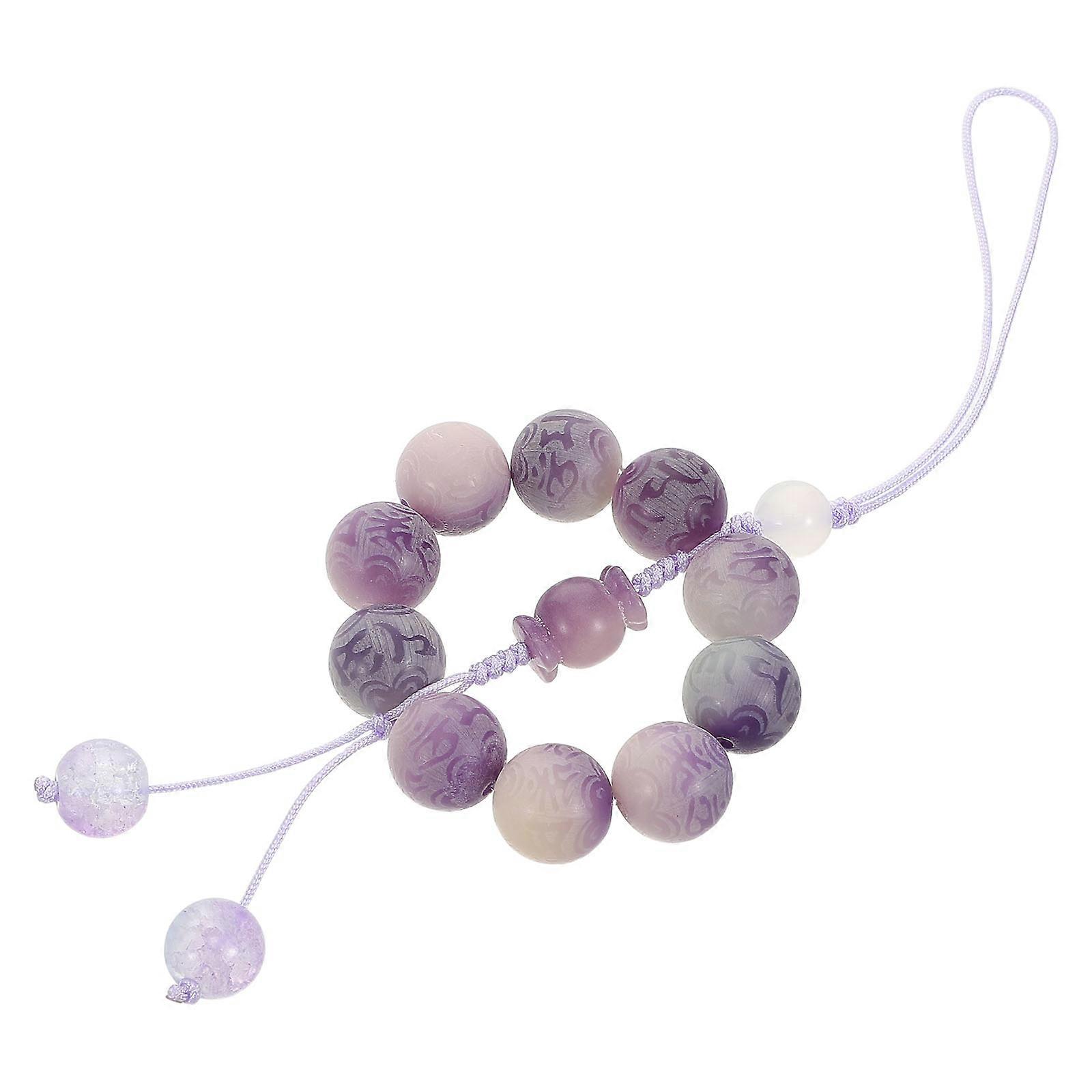 Mobile Phone Pendant Beaded Strap for Decoration 3Pcs Bodhi