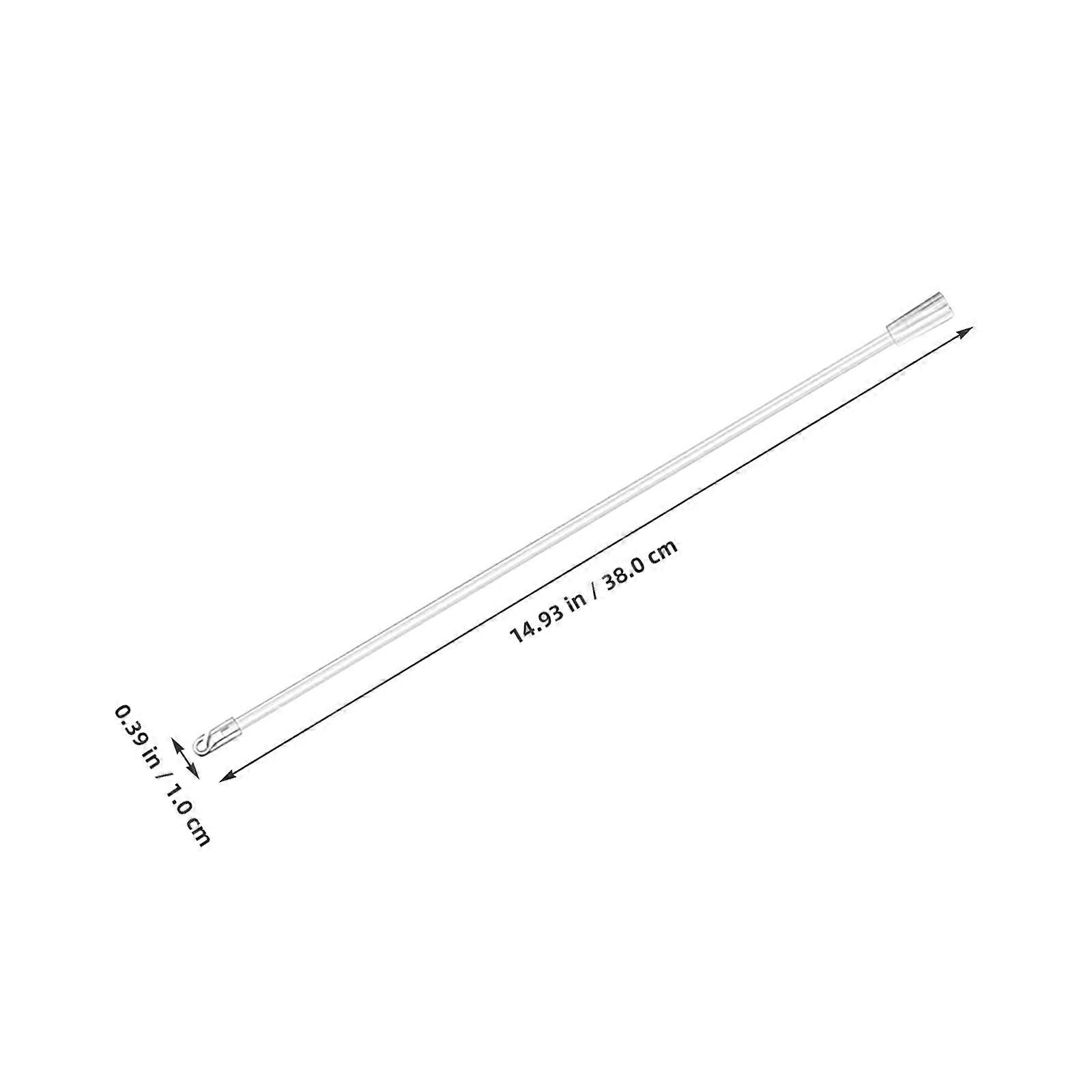 Vareta para persiana veneziana, transparente, 38 cm (15 polegadas)