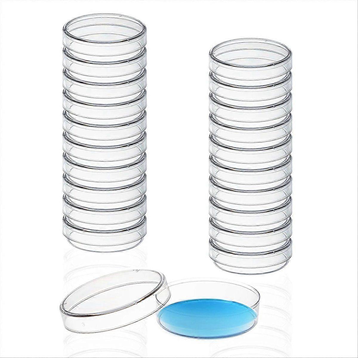 30 Pack 60 X 15 mm Plastic with Lids