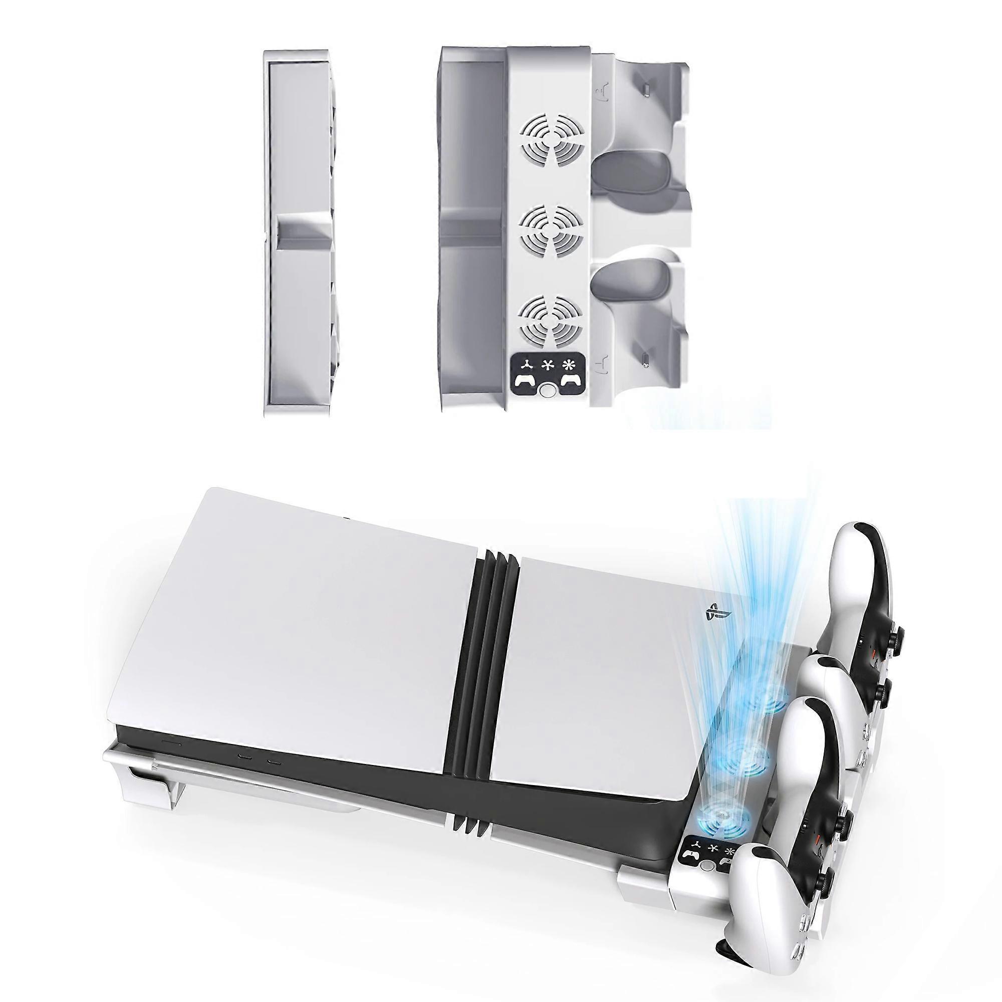 Horizontal Cooling Stand Compatible with PS5 Pro Slim Controller