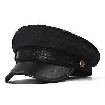 Klassische Schiebermütze für Damen und Herren, Vintage-Chauffeurhut für Kostümpartys