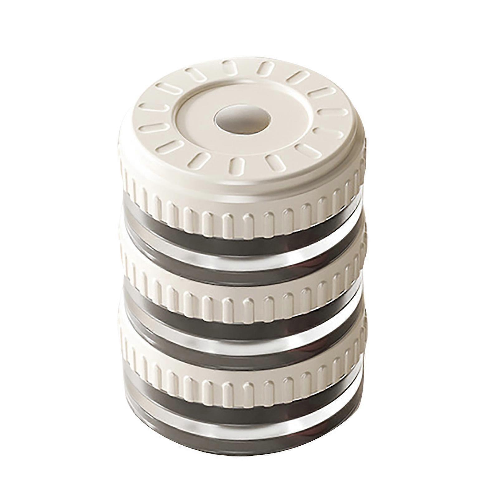 Magnetic Pill Boxes - Stackable Travel Organizer for Medication & Supplements (3Pcs)