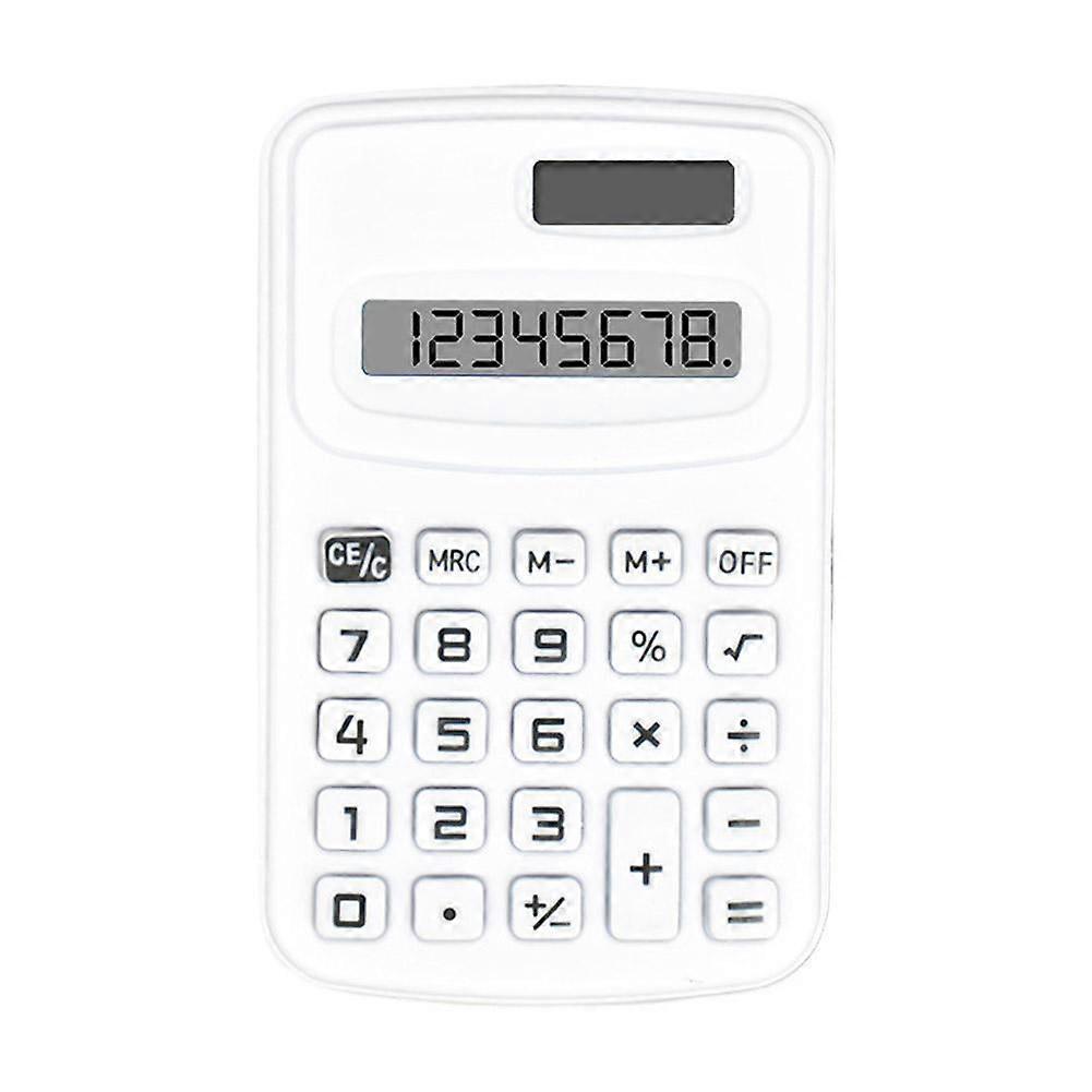 Digit Calculator Solid Color Mini Portable Student Gift Office School