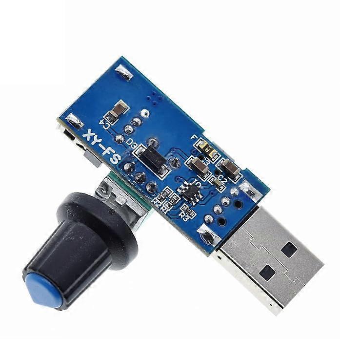 USB Fan Speed Controller with Precise Control and Dual Modes, Stepless MultiGear USB Powered