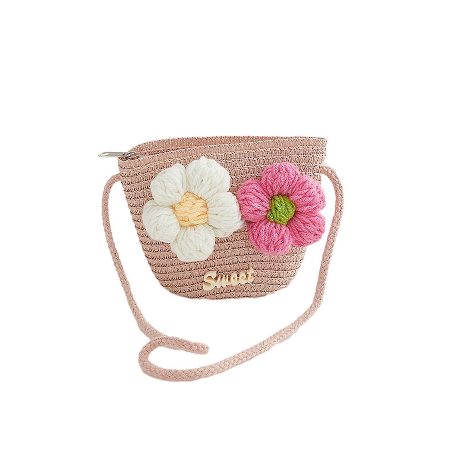 Handmade Straw Bag - For Change & Snacks - Summer Spring Accessory