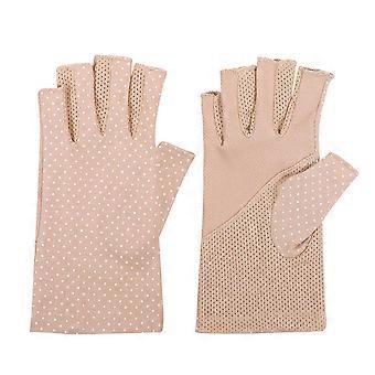 Fingerlose Sonnenschutzhandschuhe zum Autofahren, Halbfingerhandschuhe, 1 Paar