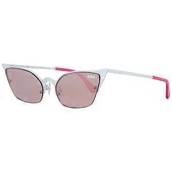 Victoria's Secret PK0016 25Z Vollrand-Sonnenbrille Weiß Damen Cat-Eye UV3 Original