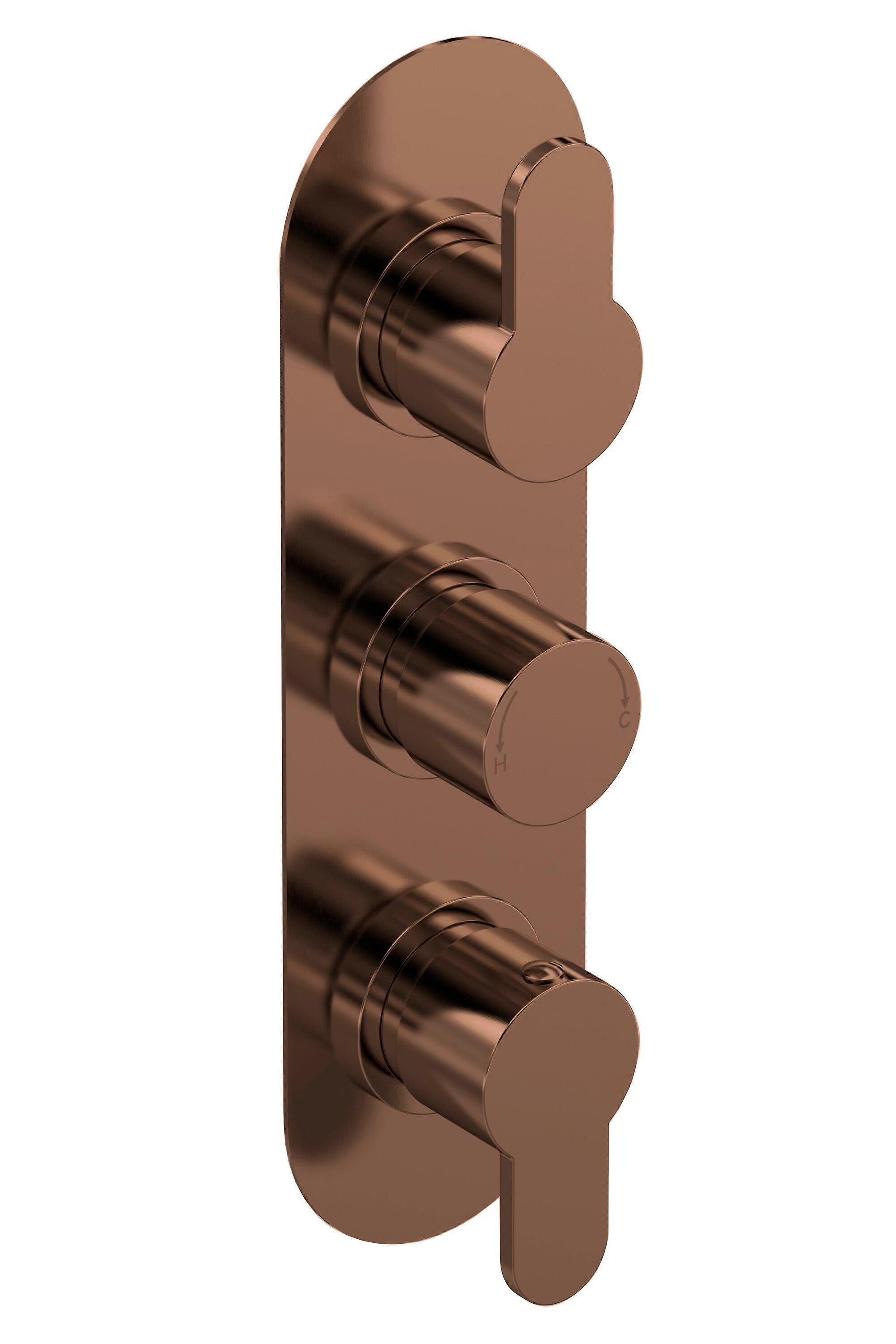 Pride Triple Thermostatic Valve W/DIV