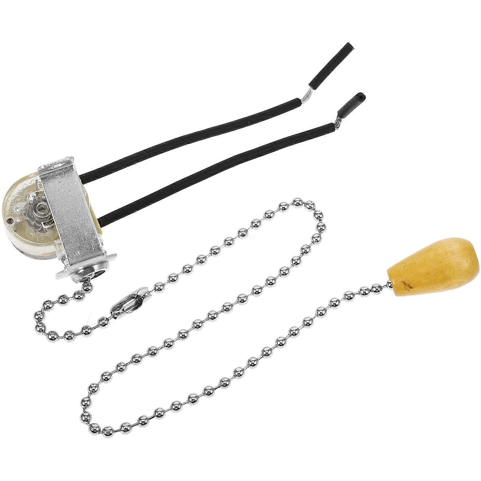Desktop Lamp Switch Sturdy Lamp Bulb Switch Pull Chain Switch Replacement Ceiling Light Switch