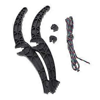 1 Pair Anti-slip Ski Board Hand Brake Lever Snow Sleds Brake Lever Handle Sled Accessory
