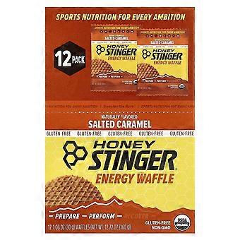 Hunajainen Stinger, energiavohveli, suolattu karamelli, 12 vohvelia, 30 g/kpl