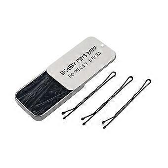 Amz Metal Hair Bun Clip Hair Fixing Comfortable To Wear Black Simple Versatile Hair Accessory Barrette