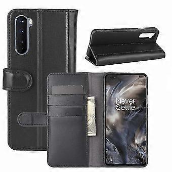 OnePlus Nord Phone Cases Mobile Wallet Stand Genuine Split Leather Cover