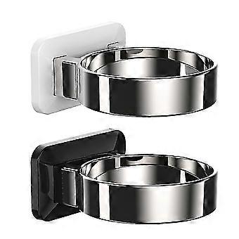 2pcs Hole-free Asciugacapelli Stand a parete Asciugacapelli Portaoggetti Robusto Asciugacapelli Rack Rack moderno domestico Asciugacapelli Organizzatore di archiviazione Fo