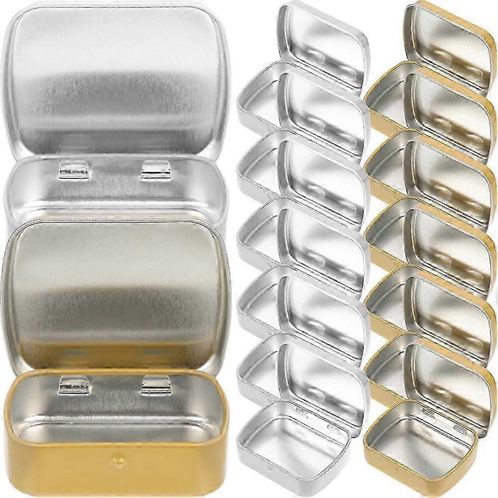 Small Tin Box Durable for Storage Use 20Pcs Set