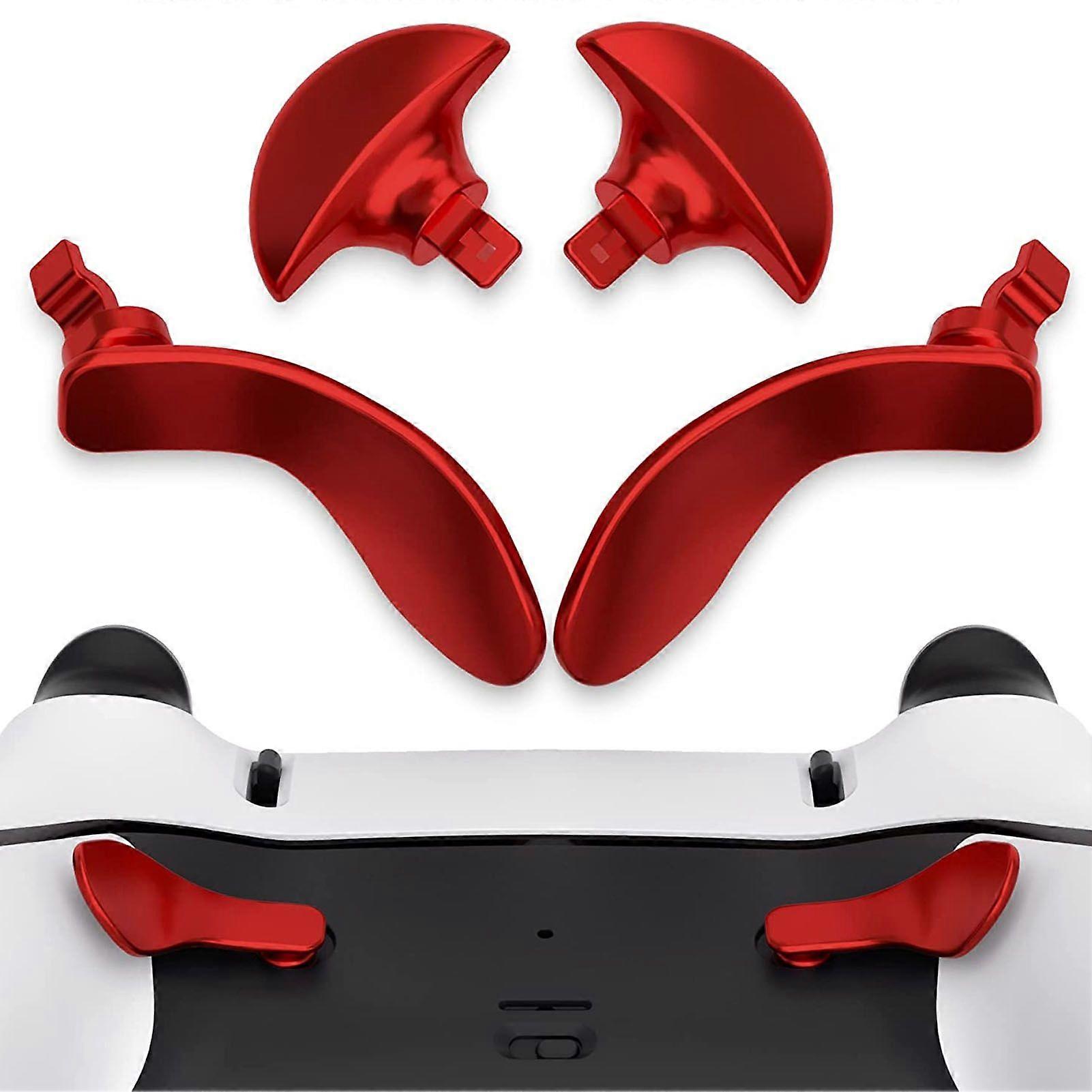 4pcs Game Controller Back Paddles Professional Replacement Metal Back Buttons for PS5 Edge Controller