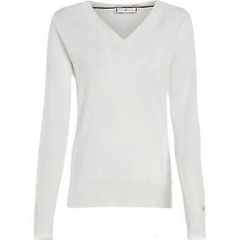 Tommy Hilfiger Womens/Ladies Cotton V Neck Sweater Top