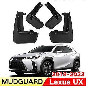 Gjørmeklaffer for Lexus UX UX200 UX250h HYBRID 2019-2023 2022 Splash Guards Fender MudFlaps Front Bak Mudguards Biltilbehør
