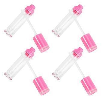 Empty Lip Gloss Bottles Small Lip Gloss Tubes for Storage 12Pcs Rosy Color SA
