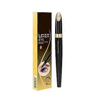 Waterproof Eyeliner Pen - Long Lasting Quick Dry Black Makeup with Precise Brush Tip - 1ml