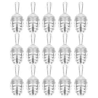 Plastic Honey Pots Shaped Lip Gloss Tube for DIY Cosmetic Use 15Pcs