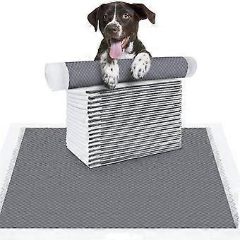 Puppy Pads Disposable Puppy Training Pads LCharcoal Puppy Pads Large 24" x 36". Super Absorbent & Leak-Proof Dog Pee Pads
