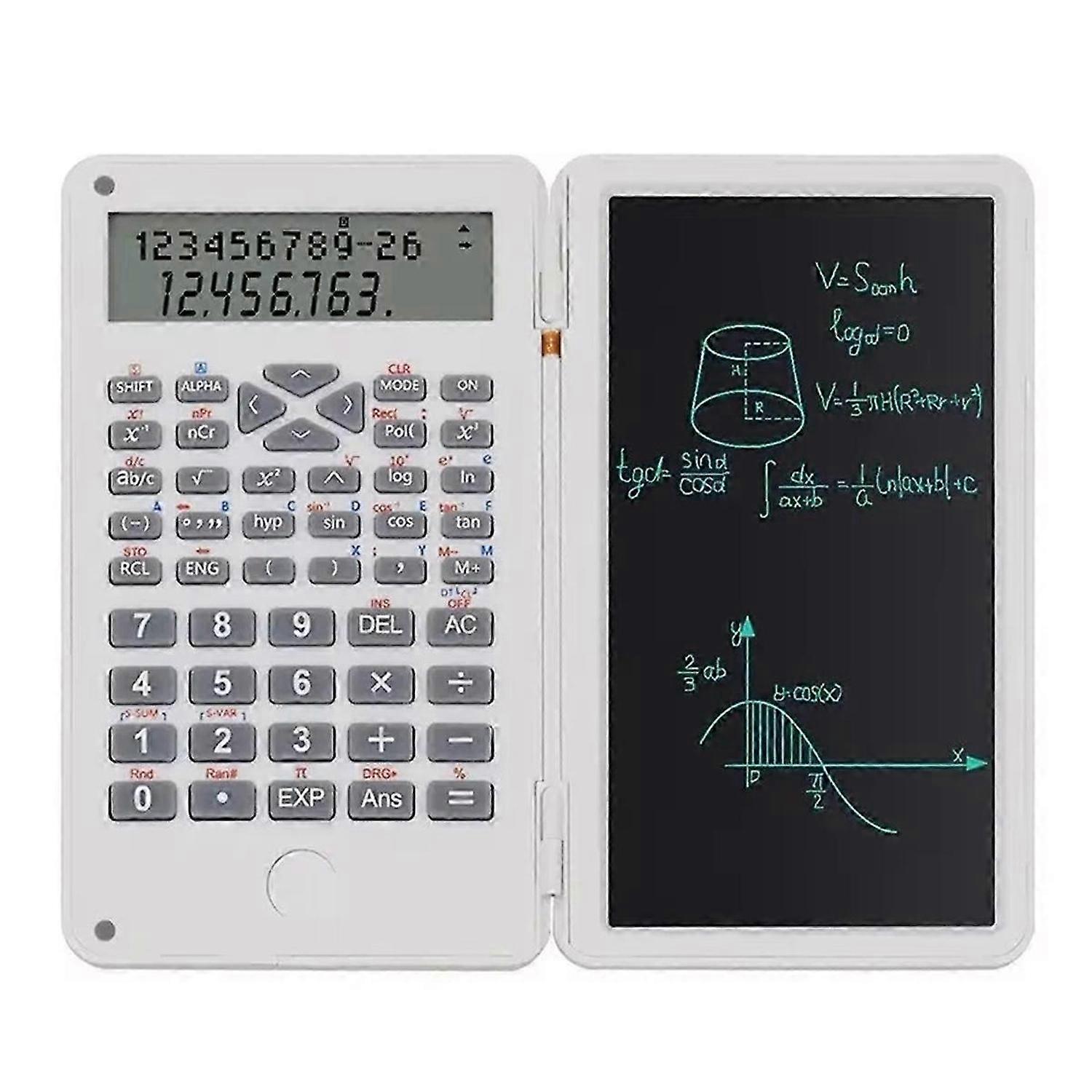 Scientific Calculator 12-Digit Large Display Calculator with Notepad