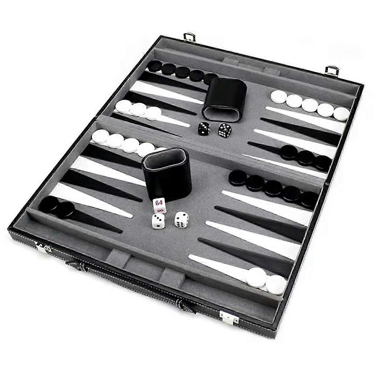 Classic Board Game with Leather Case Folding Board