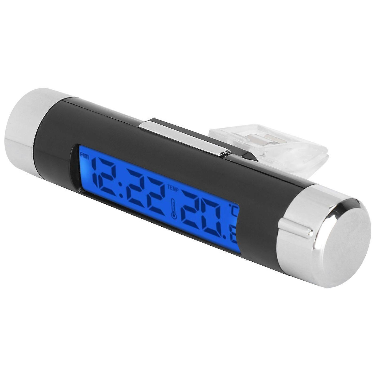 2 In 1 Electronic Clock Thermometer LCD Display Automatic Temperature Measurement