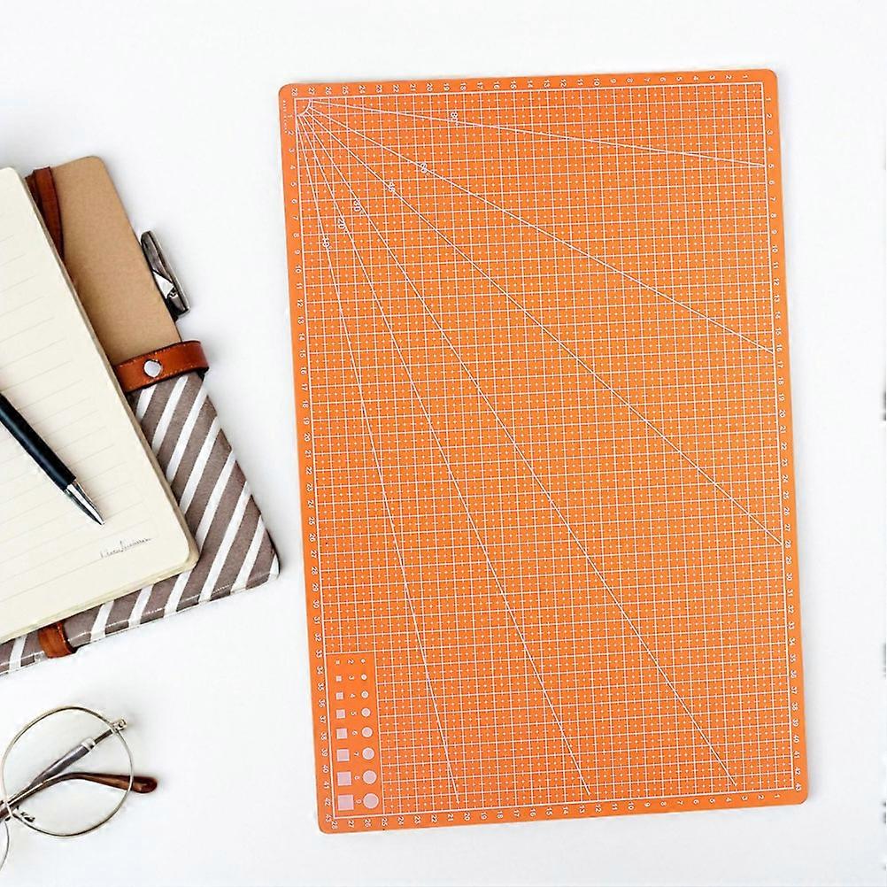 Double Sided Craft Cutting Board for Modeling Projects 10Pcs Orange PP